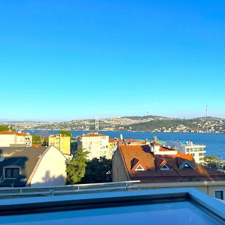 Cozy With Bosphorus View In Besiktas Apartmán *